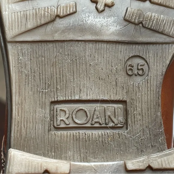 Bedstu Roan Deception Leather Wrap Over Tan Military Steampunk Boots -6.5 NWOT