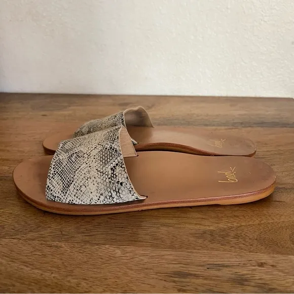 Beek Mockingbird Slide Sandals Size 9
