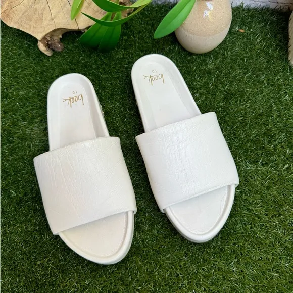 BEEK Pelican Sandals white platform size 10 women’s like new