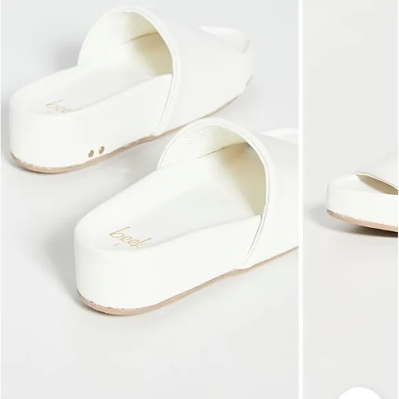 BEEK Pelican Sandals white platform size 10 women’s like new