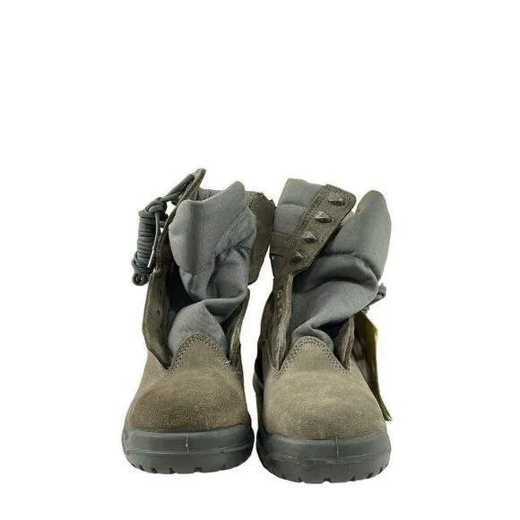 Belleville 610ST Steel Toe Men's Boot Size 6.5R NWT's Suede Boots NIB GREEN SAGE