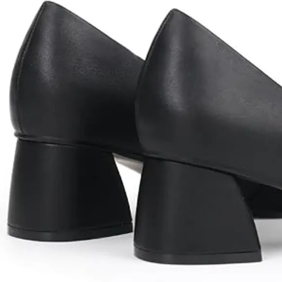 Benassal Womens Size 9.5 Loafers Orthopedic Dress Shoes Minimalist Black Office