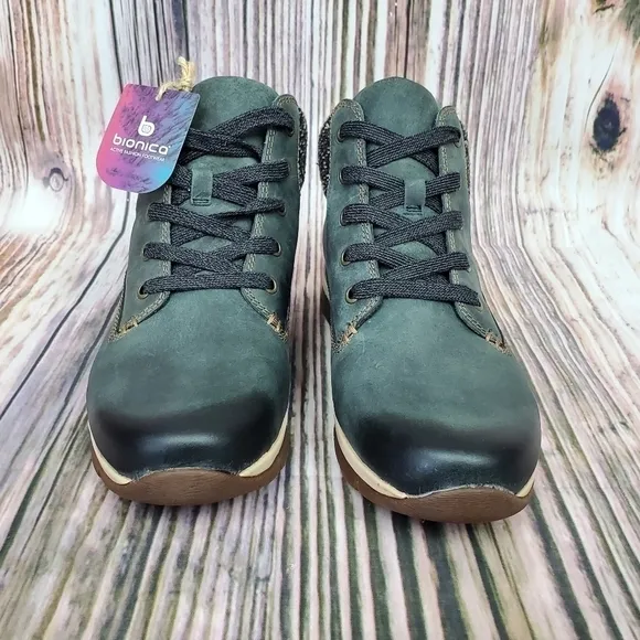 Bionica Blue Jean Tucson Lace Up Hiker Boots