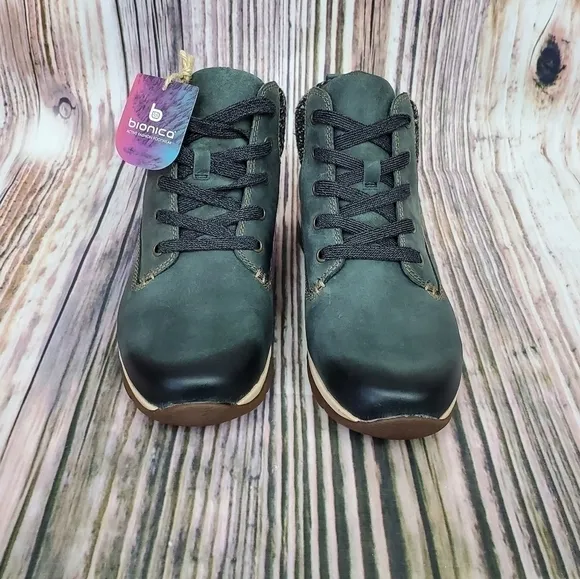 Bionica Blue Jean Tucson Lace Up Hiker Boots