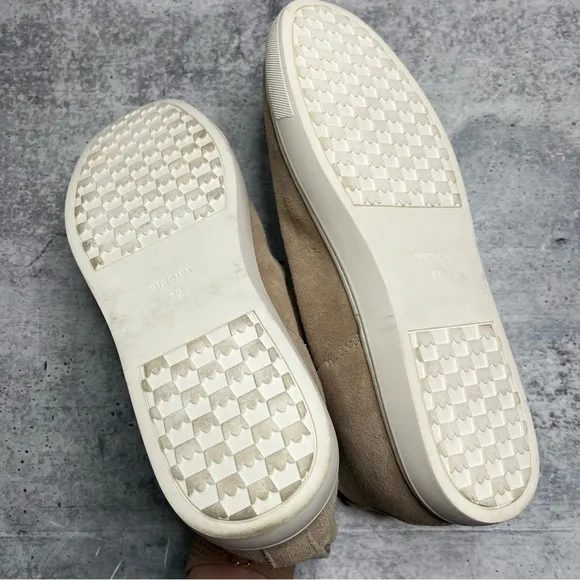 Birdies Falcon Sneakers Cream Suede Slip-On 12
