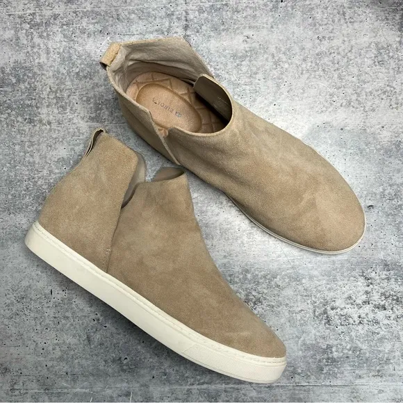 Birdies Falcon Sneakers Cream Suede Slip-On 12