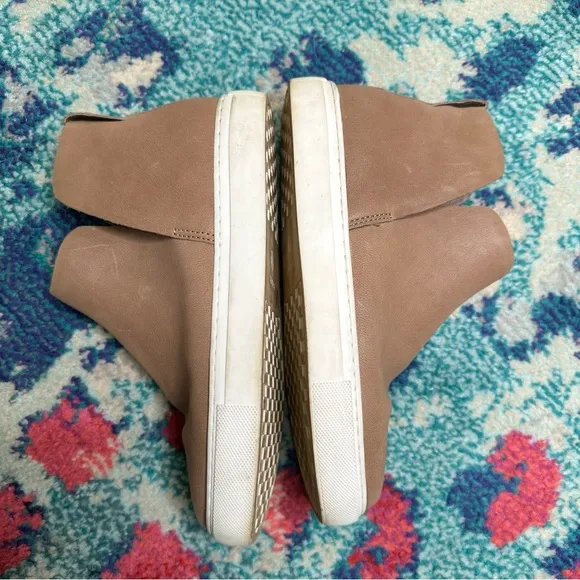 Birdies The Falcon High Top Sneaker in Cafe Au Lait Brown Leather