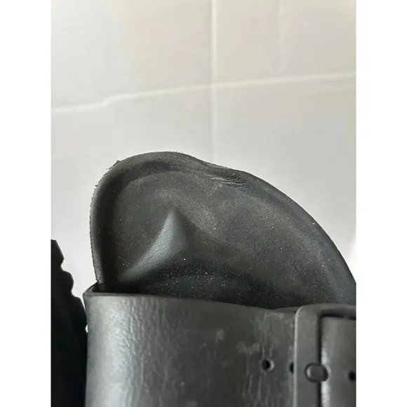 Birkenstock Arizona Essentials EVA Slide Black Sandal Size 38