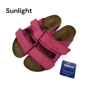 Birkenstock Arizona Sandal Pink Suede Leather Adjustable Straps Women EU 39 US 9