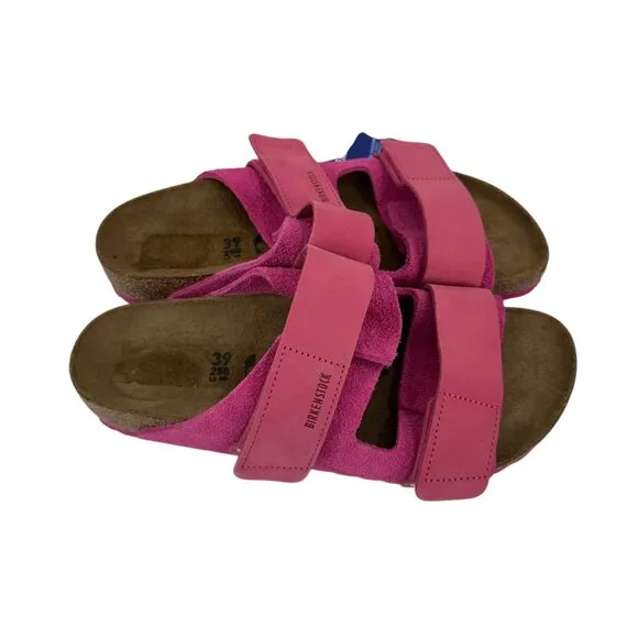 Birkenstock Arizona Sandal Pink Suede Leather Adjustable Straps Women EU 39 US 9