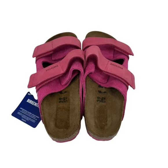 Birkenstock Arizona Sandal Pink Suede Leather Adjustable Straps Women EU 39 US 9
