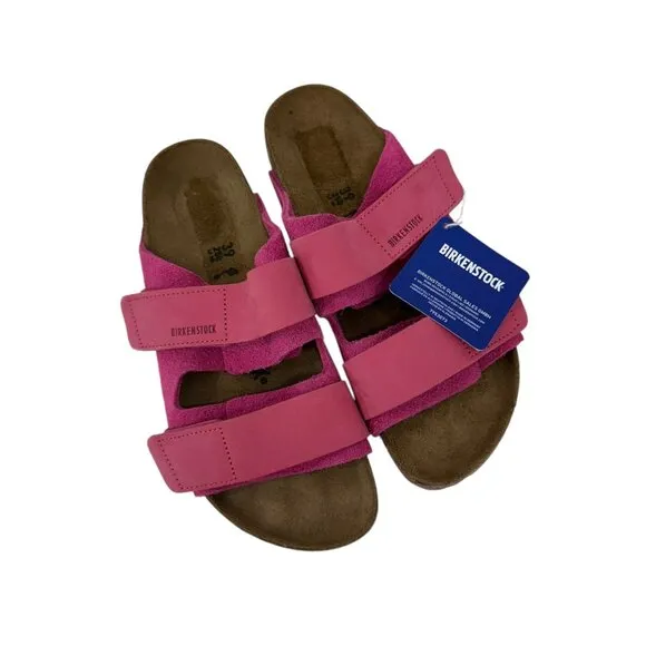 Birkenstock Arizona Sandal Pink Suede Leather Adjustable Straps Women EU 39 US 9