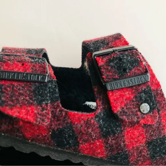 Birkenstock Arizona Sherling Rivet Slide sandals