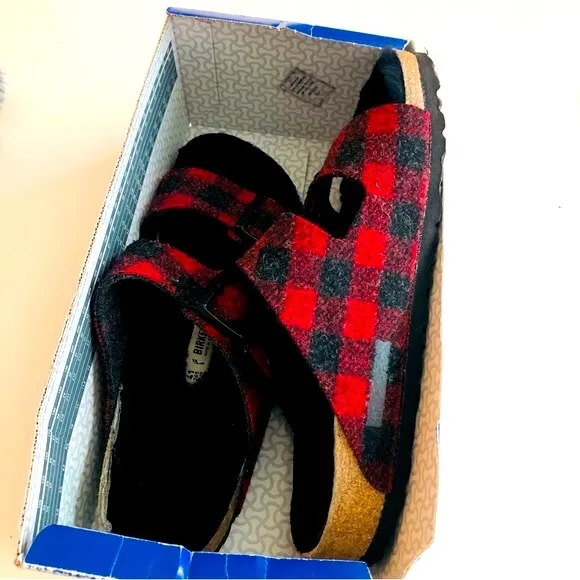 Birkenstock Arizona Sherling Rivet Slide sandals