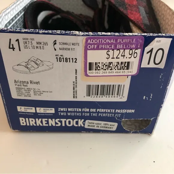 Birkenstock Arizona Sherling Rivet Slide sandals