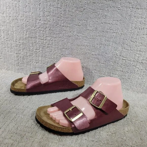 Birkenstock Arizona Unisex EU 40 US L9 M7 Berry Crush Birko-Flor Slide Sandals.