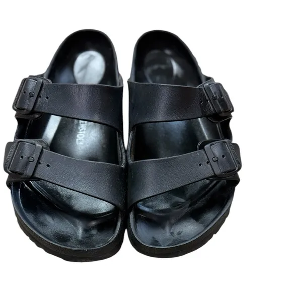 Birkenstock Black Slide on Sandals