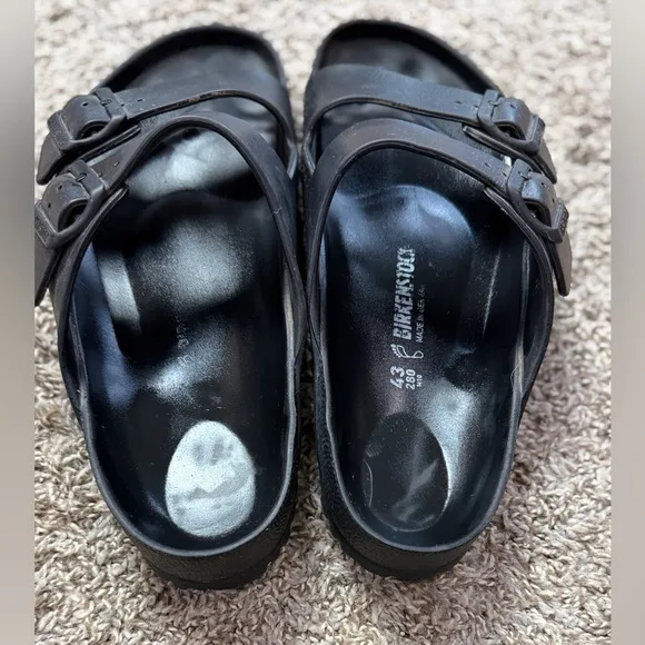 Birkenstock Black Slide on Sandals