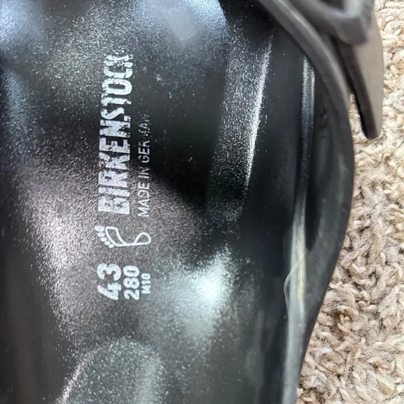 Birkenstock Black Slide on Sandals