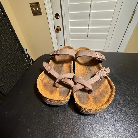 Birkenstock EU 38 mayari nubuck sandals slipper slide