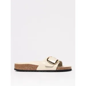 Birkenstock Flat shoes woman Women Ecru Sandals