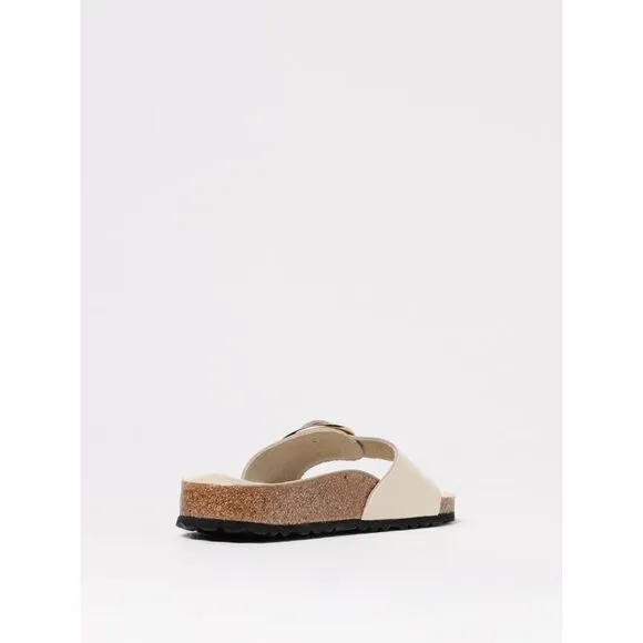 Birkenstock Flat shoes woman Women Ecru Sandals