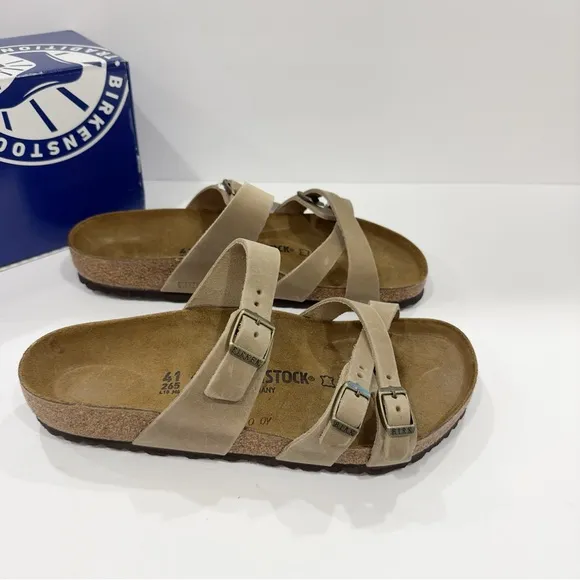 Birkenstock Franca Tobacco Brown Slide On Women’s Sandals