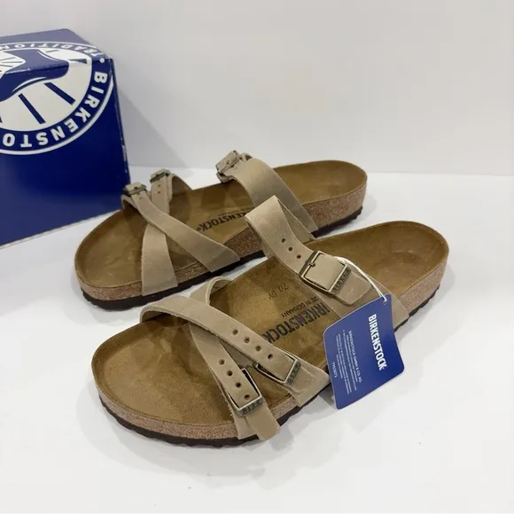 Birkenstock Franca Tobacco Brown Slide On Women’s Sandals