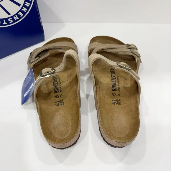 Birkenstock Franca Tobacco Brown Slide On Women’s Sandals