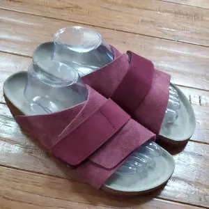 Birkenstock Kyoto nubuck suede Slide Sandals