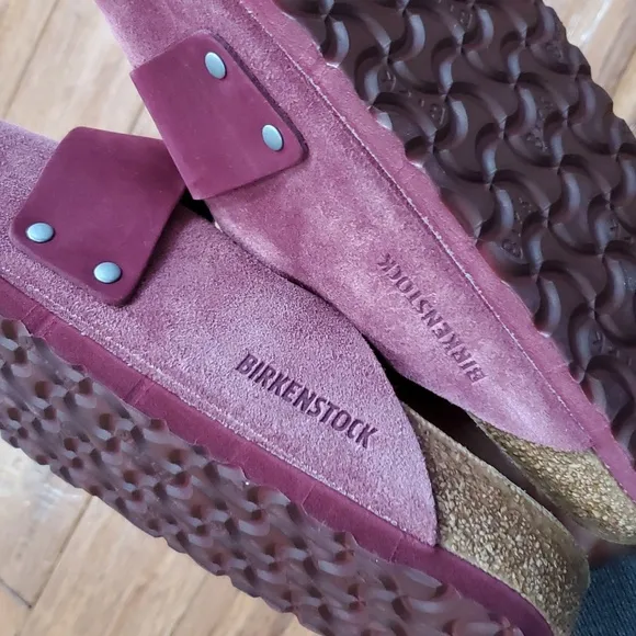 Birkenstock Kyoto nubuck suede Slide Sandals