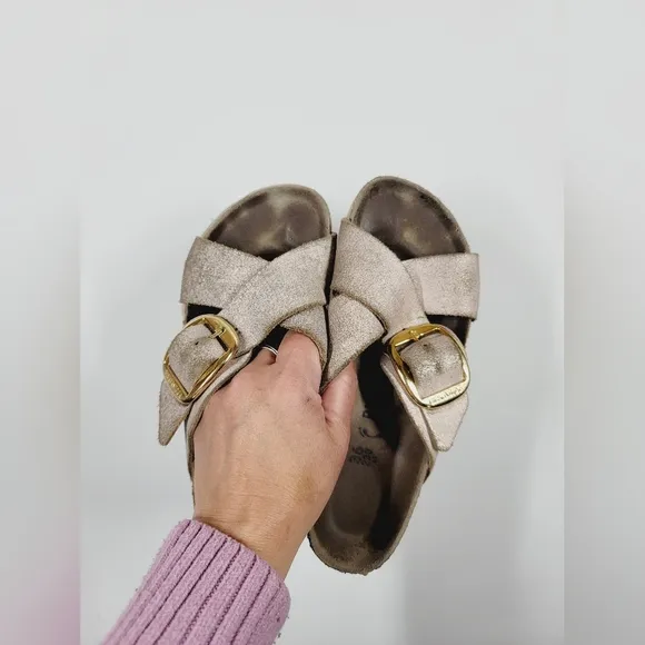Birkenstock Siena Big Buckle Sandals, Size 36
