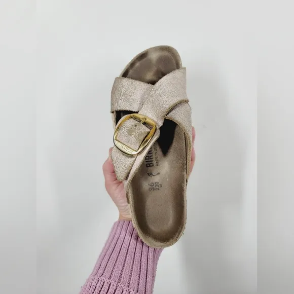 Birkenstock Siena Big Buckle Sandals, Size 36