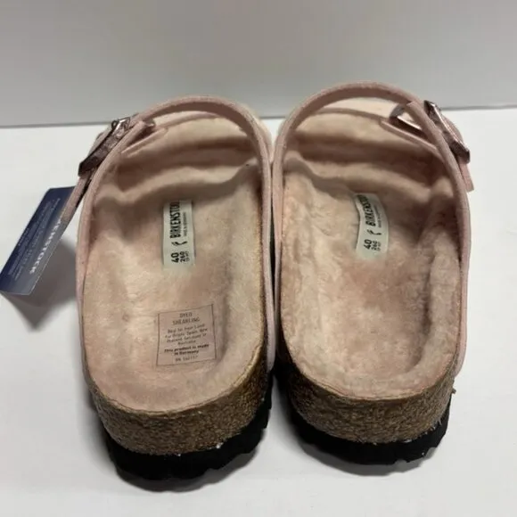 Birkenstock Women’s Arizona BS, Rose Slide Sandals, Size US 9 Narrow, EUR 40