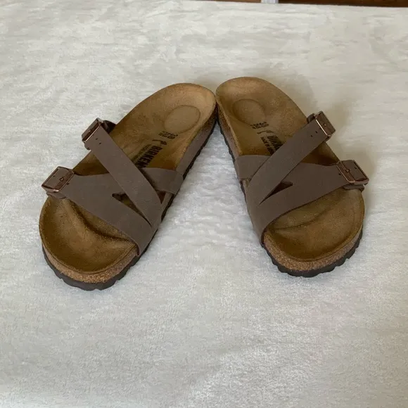 Birkenstock Women's Yao Birkibuc Slide Sandals