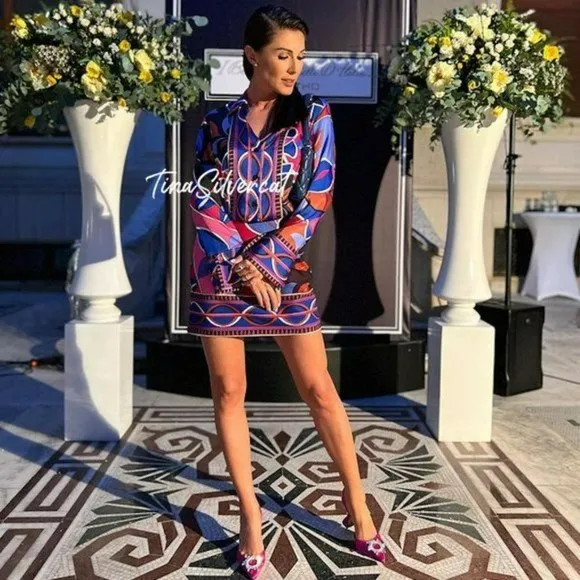 BLOGGER'S FAVE! ZARA PUCCI STYLE PRINTED SHORT SKIRT NW