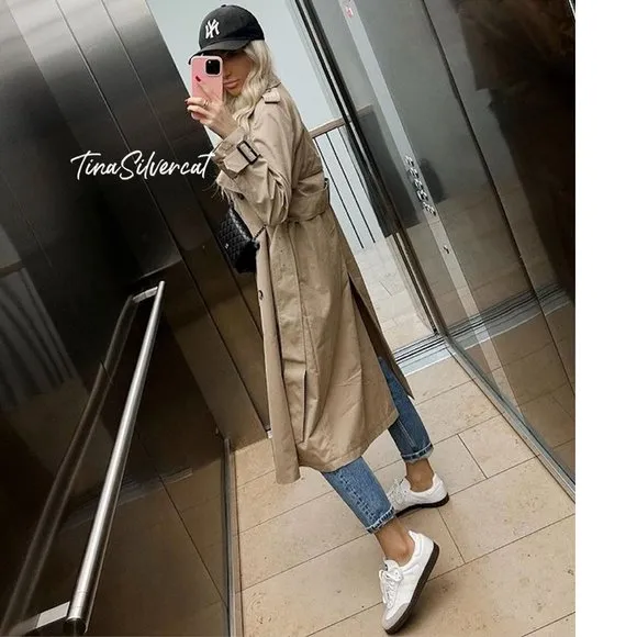 BLOGGER'S FAVE! Zara ZW Collection Trench Coat NWT