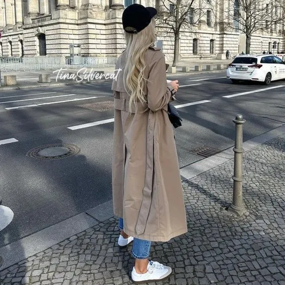 BLOGGER'S FAVE! Zara ZW Collection Trench Coat NWT
