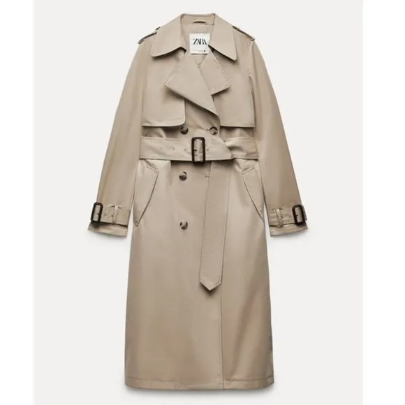 BLOGGER'S FAVE! Zara ZW Collection Trench Coat NWT