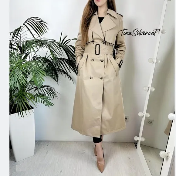 BLOGGER'S FAVE! Zara ZW Collection Trench Coat NWT