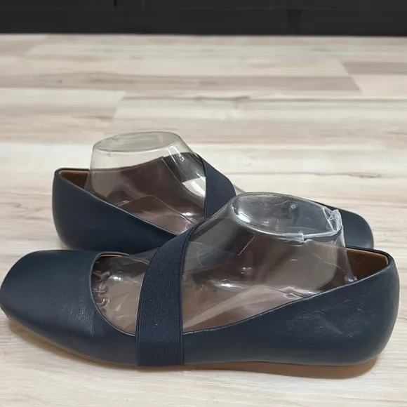 Blondo Brielle Waterproof Ballet Flat Navy Blue