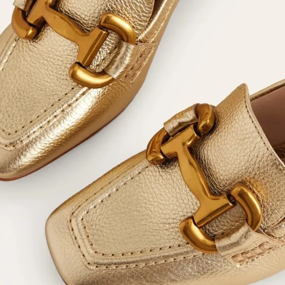 Boden Iris Snaffle Heeled Loafers