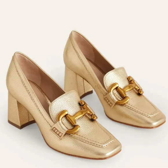 Boden Iris Snaffle Heeled Loafers