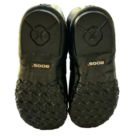 BOGS Rider Emboss Tall Black Waterproof Boots Size 9 Pull On Muck Boots
