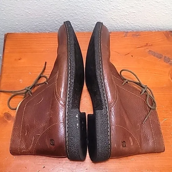 BORN BISMARK BROWN MEN'S LACE UP ANKLE CHUKKA BOOTS SIZE 12