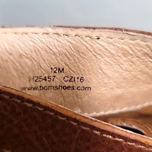 BORN BISMARK BROWN MEN'S LACE UP ANKLE CHUKKA BOOTS SIZE 12