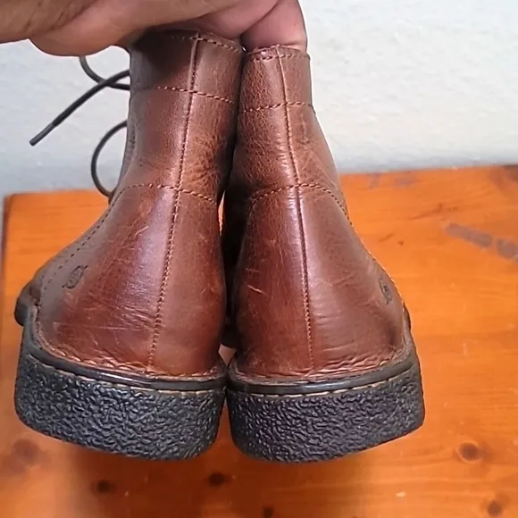 BORN BISMARK BROWN MEN'S LACE UP ANKLE CHUKKA BOOTS SIZE 12