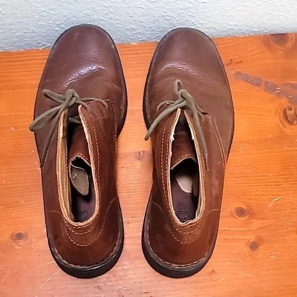 BORN BISMARK BROWN MEN'S LACE UP ANKLE CHUKKA BOOTS SIZE 12