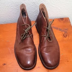 BORN BISMARK BROWN MEN'S LACE UP ANKLE CHUKKA BOOTS SIZE 12