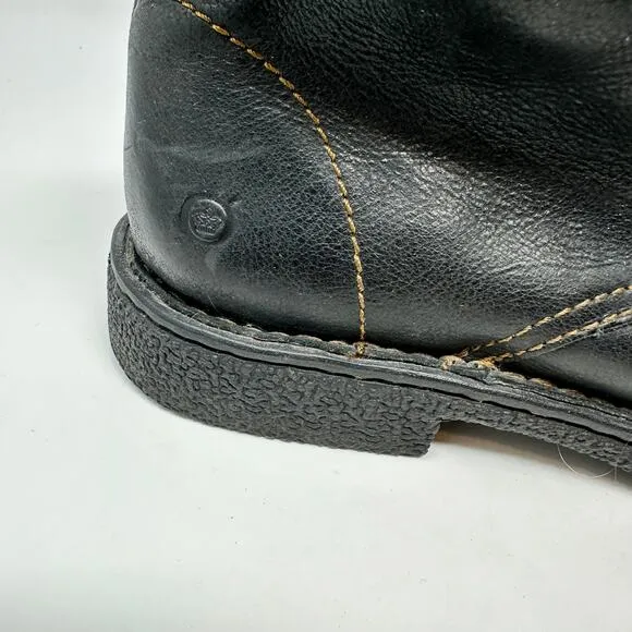 Born Harrison Chukka Boots Lace-Up Black Leather